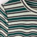 Nine West  Soft Spun Metallic Stripe Tshirt Size XS Photo 1