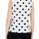 Kasper NWT 16W  Women’s Plus Size Sleeveless Tank Top Polka Dot Shirt Formal Photo 1