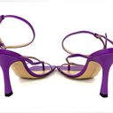 Bottega Veneta  Stretch Strappy Purple Leather Heel Sandals Size EU 35.5 Photo 12