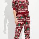 American Eagle AE  X Peanuts Holiday Christmas Fleece Jogger Pajama Bottoms XS Photo 0