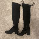 Unisa Black Over Knee Boots Photo 0