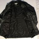 Preston & York  Black Women’s Leather Button Front - Size Medium cover’s buns Photo 4