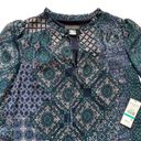 Jessica Howard  Blue Patchwork Print Blouson Long Sleeves Shift Dress Size 16 NEW Photo 7