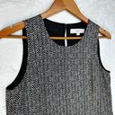 Ann Taylor  LOFT Womens Small Black and White Abstract Sleeveless Tank Top Soft Photo 1