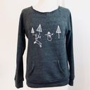 Alternative earth  Womens Gray Winter Long Sleeve Top Sweatshirt L Large EUC Photo 0