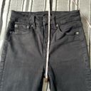 American Eagle  Black Classic High Rise Jegging Denim Blue Jeans size 0 Short Photo 7