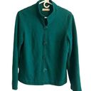 Coldwater Creek  Textured Green Jacket Medium Blazer Stretch Photo 0