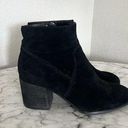 Blondo  Womens Sondra Ankle Boots Booties Size 9 M Black Suede Stacked Heel Photo 0