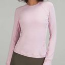 Lululemon it’s rulu run long sleeve pink peony size 8 Photo 0