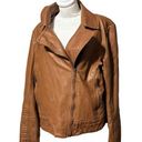 Universal Threads Universal Thread women's size medium faux brown leather jacket Photo 0