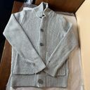 Tommy Hilfiger  Gray Heavy Cable Knit Cardigan Size Small Photo 12