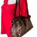 Fossil  Vintage Revival Brown Leather Satchel Shoulder Handbag Photo 2