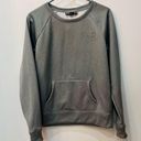 Under Armour Woman’s  kangaroo pocket crew neck sweatshirt size Medium gray Photo 0