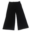 Lane Bryant  Wide Leg Solid Black Elastic Waist Pull On Pants Pockets 14/16 Plus Photo 3