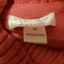 Christopher & Banks 25.  coral knit sweater size medium Photo 5