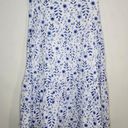 Gap  Bohemian Peasant Floral Tiered Women 8 Cottagecore Midi High Rise Skirt Photo 9