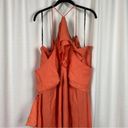 City Chic  Melon Orange Elegant Maxi Dress Sz.L(20) NWT Photo 10