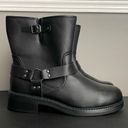 Torrid Harness Midshaft Moto Bootie Black Faux Leather Boots 11.5 Extra Wide Photo 4