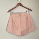 Missguided Tailored Co-Ord Shorts Camel Tan Size 6 NWT High Rise Neutral Minimalist Photo 4