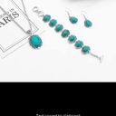 3pcs Vintage Turquoise Bracelet Necklace Earrings Set Healing Stone Decoration Same day shipping Smoke and pets free Don’t forget to bundle in my store!! (Add in cart) To get discount on total and shipping ^_^ just let me know I’ll give you best price! *^_^* Blue Photo 1