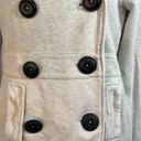 Billabong  Women’s Double Breasted Coat, Hooded in Cream, Size Small Photo 3