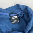 The North Face New  Blue Training Flex Cropped 1/4 Zip Tech Long Sleeve Sz M tee Photo 3