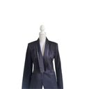 ZARA  Basic Basic Satin Lapel Long Sleeve Blazer Jacket Black Size L Photo 2