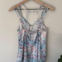 Lovers + Friends  Cutout Colorful Snakeskin Print Strappy Spaghetti Strap Tank S Photo 1