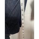 30. BCBG MaxAzria Womens Double Breasted Denim Jacket Blue SZ medium Belted Photo 9