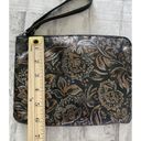 Patricia Nash  Tri-color Cassini Wristlet Womens Metallic Leather Photo 1