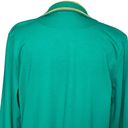 Quacker Factory  Womens Two Piece Set Tank Zip Up Jacket Size M Rhinestones Green Photo 7