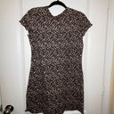 American Eagle Cheetah Lettuce Hem Mini Dress Photo 3