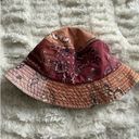 Urban Outfitters 	Paisley Red Orange Bucket Hat Photo 0