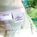 Ann Taylor Loft XS Floral Chiffon Ruffle Cami Tank Top Green White Blouse Shirt Photo 3