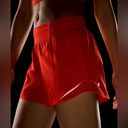 Lululemon NWOT  Hotty Hot HR Lined Short 4" - Hot Heat - 2 Photo 4