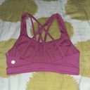 Lululemon  limited edition free to be serene bra size 4 pink blossom Photo 2