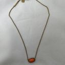 Kendra Scott Elisa Gold Pendant Necklace In Bright Coral Magnesite Photo 2