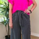 Simply Styled  by Sears Blue Cap Loose Style Pants with/Waist Tie Size S Photo 4