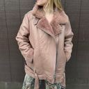 BCBGMAXAZRIA BCBG Faux Shearling Motto Coat Photo 3