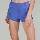 Lululemon  Hotty Hot High Rise Gym Shorts Wild Indigo Blue 12 NWT Photo 0