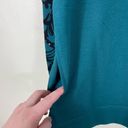 Chico's  Zenergy Sequined French Terry Scrolls Sweatshirt in Peacock Teal Photo 5
