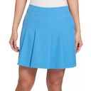 Lady Hagen  Preppy Blue 7” Pleated Fashion Golf Skort Active Womens Size 10 Photo 2