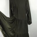 Anthropologie  Dolan Left Coast Katrina Maxi Dress Small Tiered Oversized Satin Photo 12