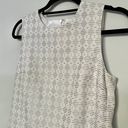 Theory White Gray Sleeveless Shift Dress Work Business West Photo 2