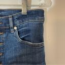 Loft Medium Rinse Skinny Denim Jeans w Frayed Edge & 5 Button Fly Size 28 Photo 3