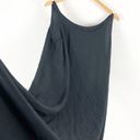 Eileen Fisher  100% Silk Scoop Neck Tank Midi Dress Large Black Lagenlook Photo 9