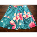 Show Me Your Mumu  women's XS floral Hawaiian pink and green flowy mini skirt Photo 1