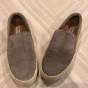 Steve Madden  Suede Sand Colored Slip On Sneakers Photo 0