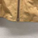 Vera Pelle  Vintage Tan Leather Jacket 16 L Photo 2