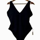 Everlane  Swimsuit Women’s XL NWT Renew V-Neck One Piece Resort Wear Black Photo 0